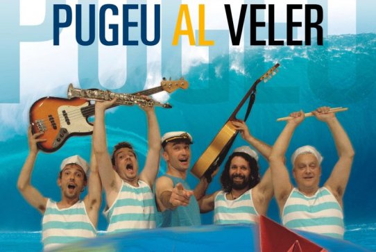 Cartell de l'espectacle "Pugeu al veler"