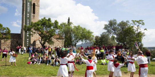 Imatge d'un moment del 40è Aplec de Castellar Vell.