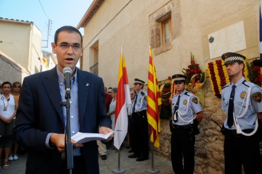 Parlament de l'alcalde, Ignasi Giménez, amb motiu de la Diada Nacional de Catalunya