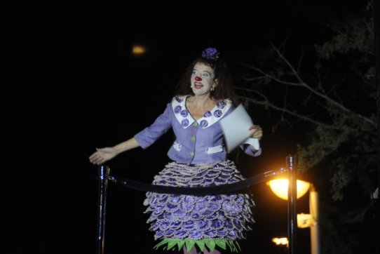 La pallassa Pepa Plana, durant el PregóCLOWN de la Festa Major 2009