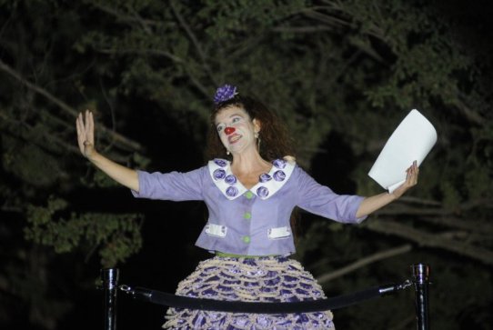 La pallassa Pepa Plana, durant el PregóCLOWN de la Festa Major 2009