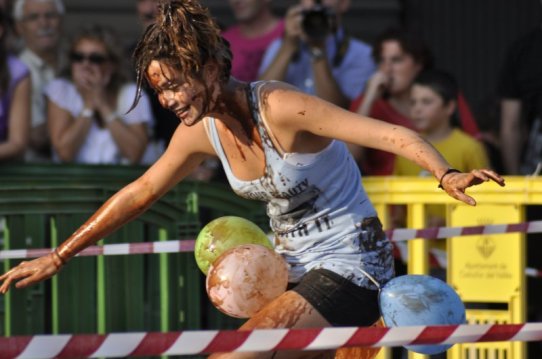 Fotografia "Dolça competició", d'Emili Miralpeix, 3r premi en la categoria d'adults