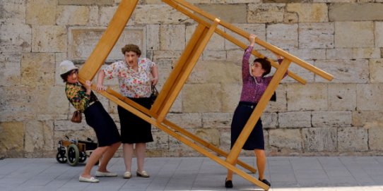 Un instant de l'espectacle "A la fresca"