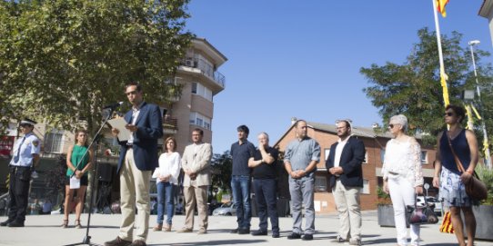 Foto de l'acte institucional amb motiu de la Diada Nacional de Catalunya d'un any anterior