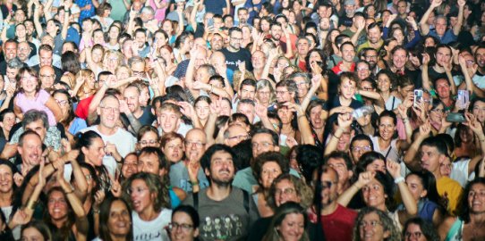 Imatge del públic al concert de Joan Dausà.