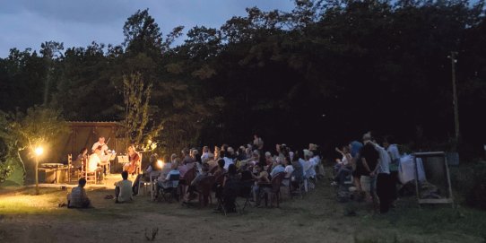 Imatge d'arxiu d'un concert als Horts de Puigvert.