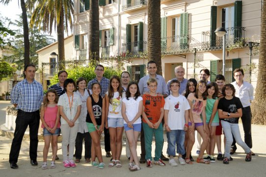 Imatge de la cloenda del Consell d'Infants 2012-2013