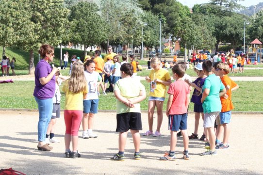 Una imatge de l'"English Day" que ha tingut lloc a la plaça de la Fàbrica Nova