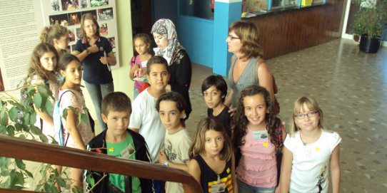 Representants castellarencs a la trobada territorial de Consells d’Infants que es va celebrar a Granollers el 9 d'octubre de 2014.