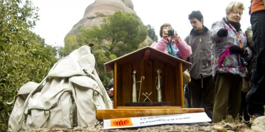 Imatge d'una edició anterior de la Pujada del Pessebre a la Castellassa.