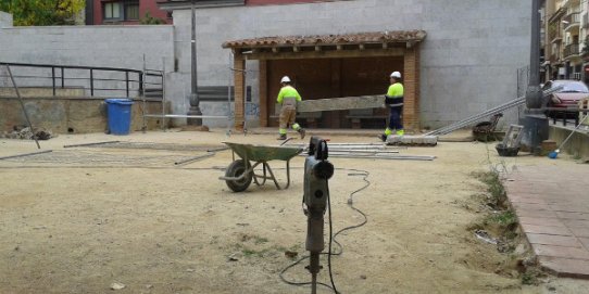 Els treballs està duent a terme la Brigada Municipal.