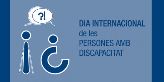 Imatge del Dia Internacional de les Persones amb Discapacitat.