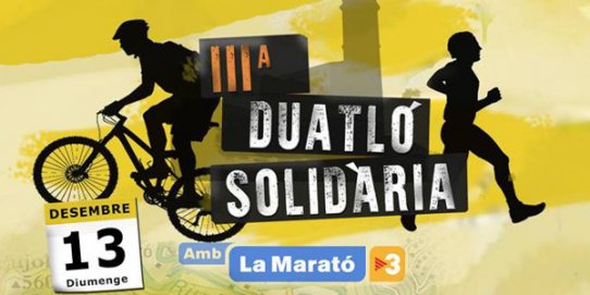 Fragment del cartell promocional de la Duatló.