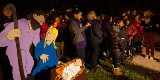 La Plantada del Pessebre, el 2014.