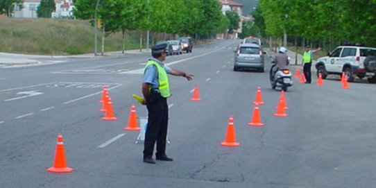 Imatge d'una anterior campanya de controls realitzada per la Policia Local.