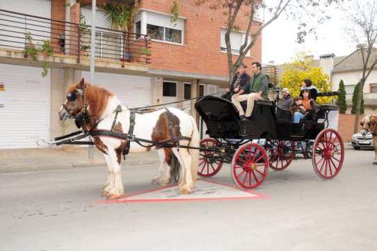 Carro en els Tres Tombs