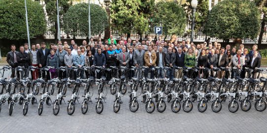 Acte de lliurament de bicicletes 