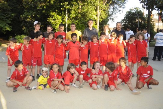 Recepció als equips Pre-Benjamí A, Benjamí A i Juvenil A de la UE Castellar