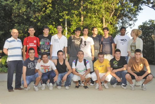 Recepció als equips Pre-Benjamí A, Benjamí A i Juvenil A de la UE Castellar