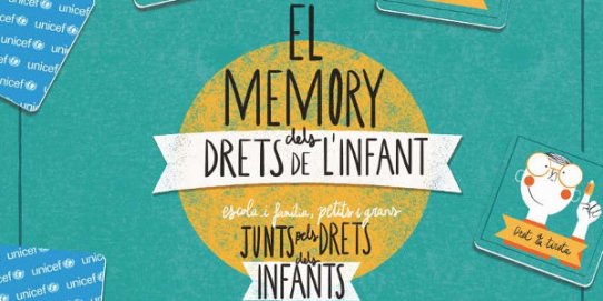 Imatge promocional del Memory dels drets dels infants.