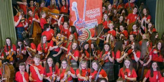 Imatge de l'Ayrshire Fiddle Orchestra.