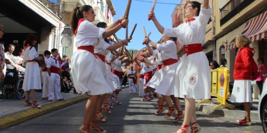 Imatge d'una edició anterior de la cercavila bastonera.