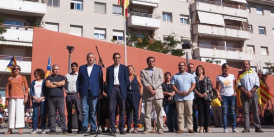 Imatge de l'acte institucional de la Diada, l'any 2017.