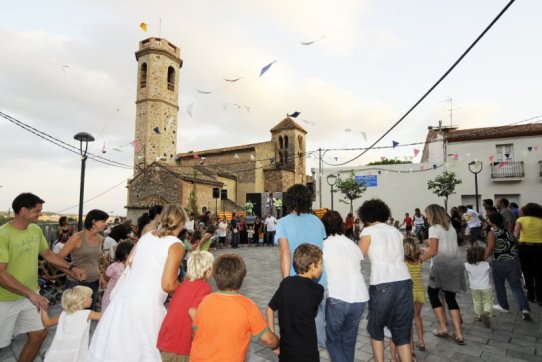 Un moment de la Festa Major de Sant Feliu del Racó, el 2008