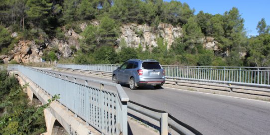 Imatge del pont abans de la seva reforma