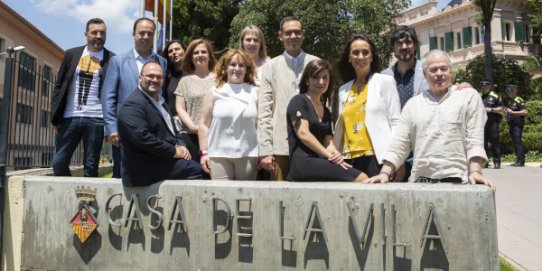 Imatge dels 12 regidors de l'equip de govern 2019-2023.