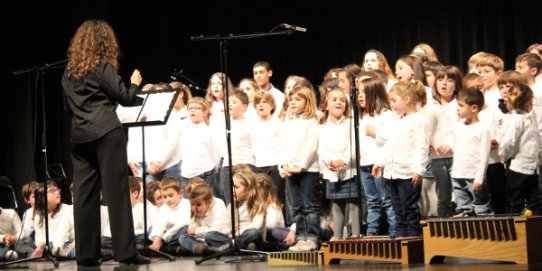 Imatge d'una edició anterior del Concert de Nadal de l'EMM Torre Balada.