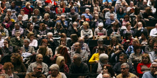 L'Auditori ple d'espectadors, en una edició anterior del BRAM!