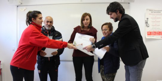 Imatge d'un moment de l'acte de lliurament dels diplomes.