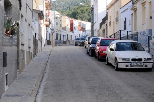 El carrer de Sant Sebastià