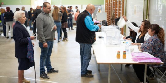 Imatge d'una jornada electoral anterior.