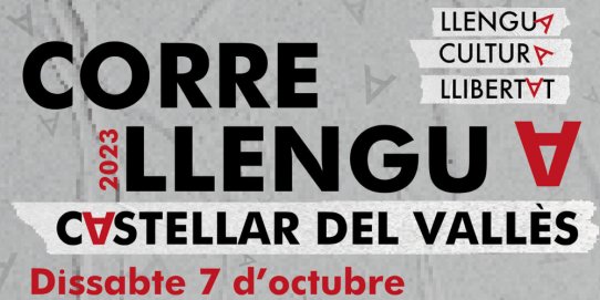 Fragment del cartell promocional del Correllengua.