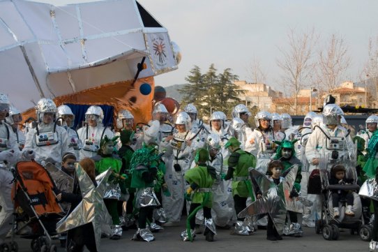 Una imatge de la Rua de Carnaval, l'any 2009