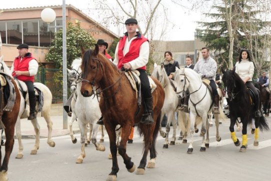 Imatge d'una edició anterior de la Passada de Sant Antoni Abat