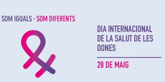 Imatge promocional de les activitats al voltant del Dia de la Salut de les Dones.