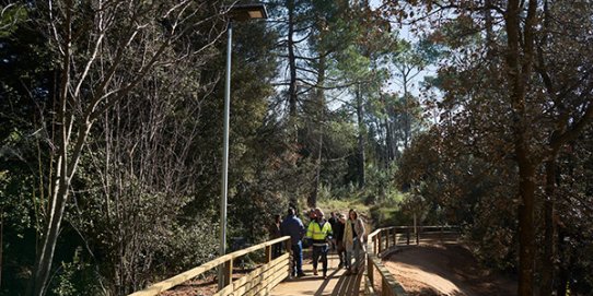 Segona fase del camí bici.