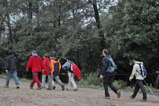 Una edició anterior de la Caminada Popular