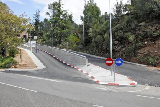 Aspecte de l'accés a l'Aire-Sol D després de les obres de remodelació que s'hi han dut a terme