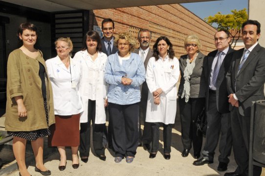 La consellera Marina Geli, durant la seva visita al CAP de Castellar