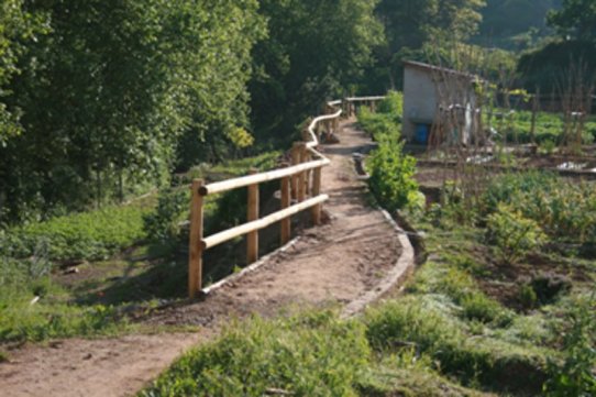 Tram del camí arranjat