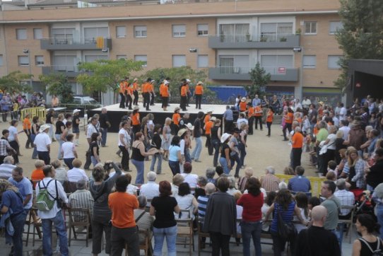 La Festa Country a la pl. Calissó, durant la Festa Major de 2009