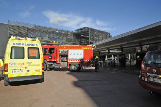 El simulacre d’incendi al Mercat Municipal ha posat a prova el Pla d’autoprotecció