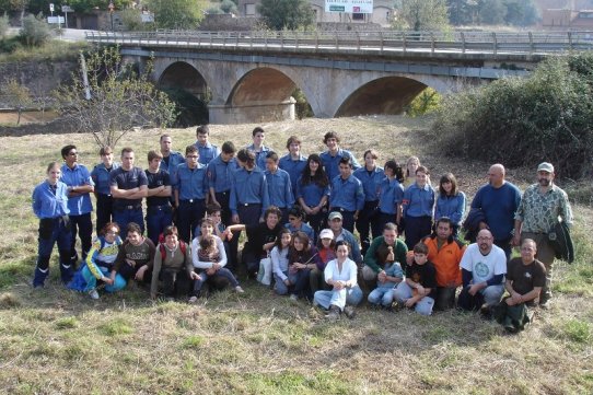 Foto de família dels assistents a la jornada