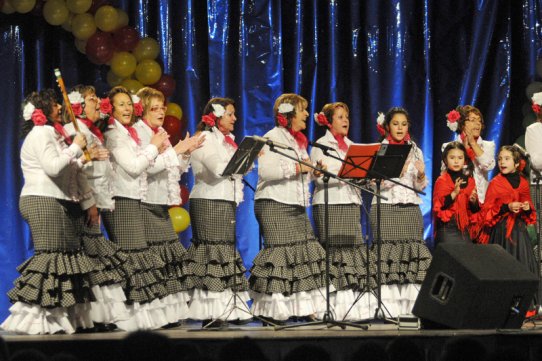 Actuació de l'Asociación Cultural Andaluza Aires Rocieros Castellarencs