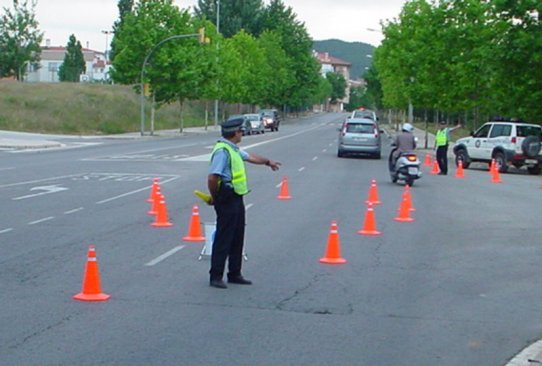 Imatge d'un control anterior de la Policia Local