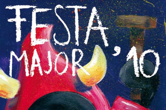 Fragment del cartell de la Festa Major 2010